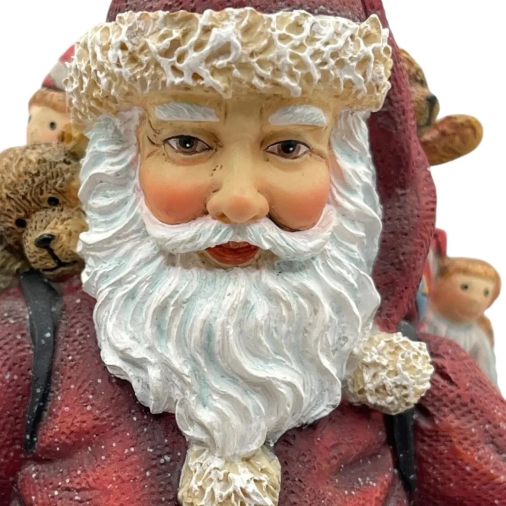 Sherri Buck Baldwin Warm Welcome Santa 2001 1st Edition #16 Christmas Figurine.